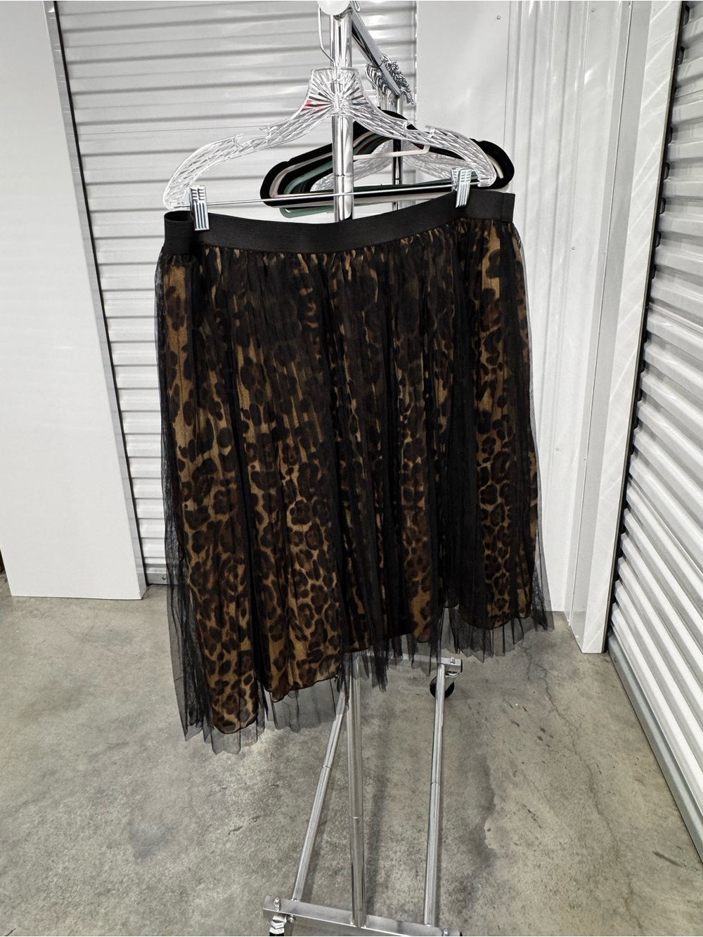 Charlotte Russe | Tulle Skirt in Leopard Print | size 3X